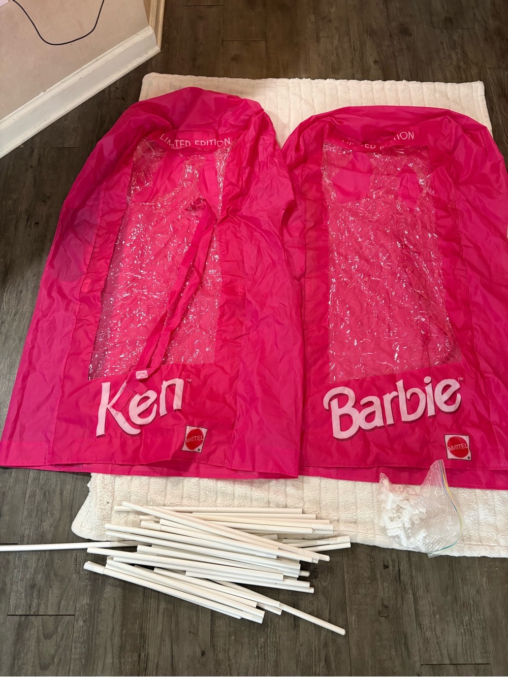 Barbie and Ken Halloween costumes boxes